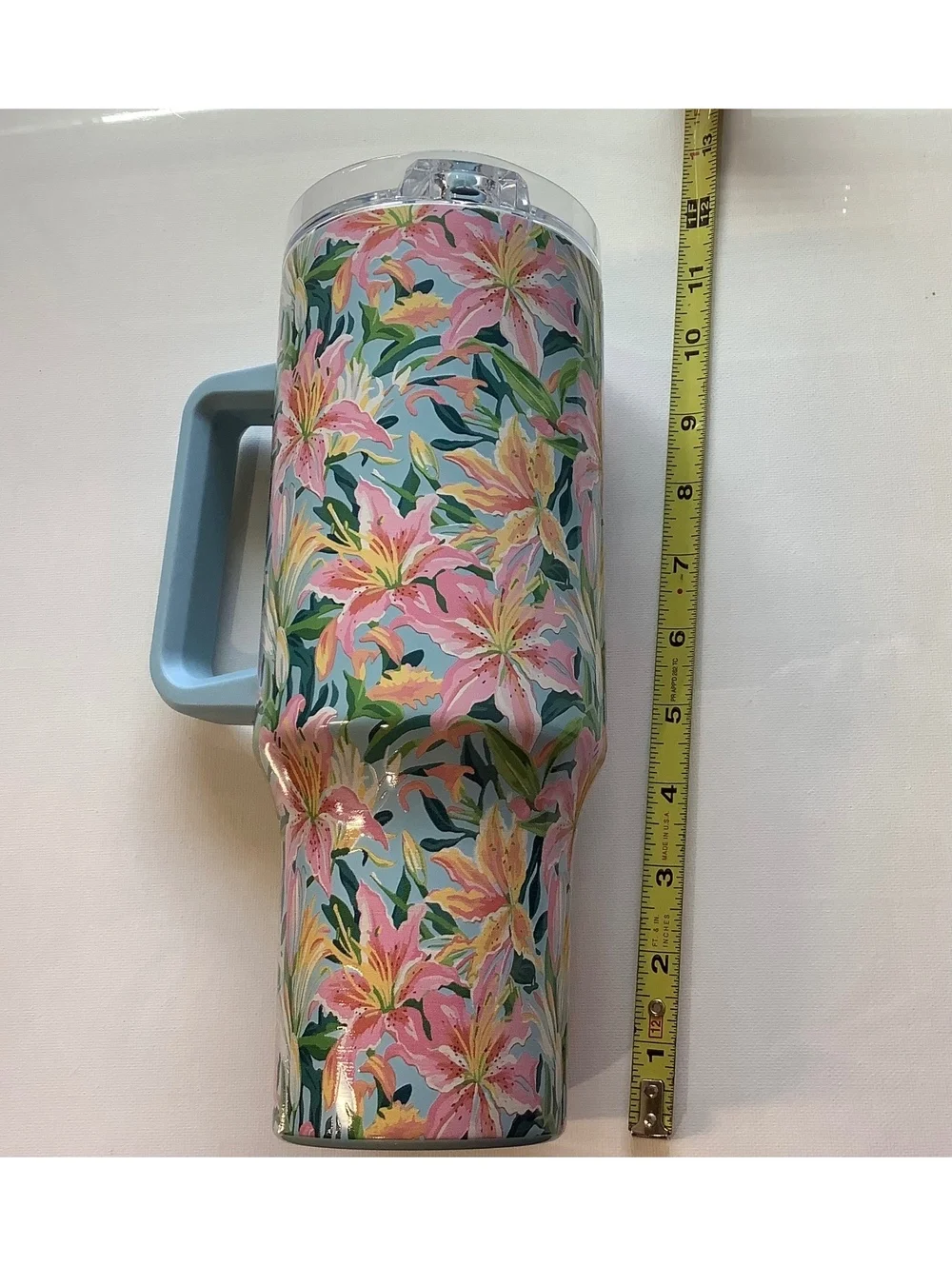 Floral Insulated Travel Mug with Handle and Straw Lid, 42 oz Hobby Lobby